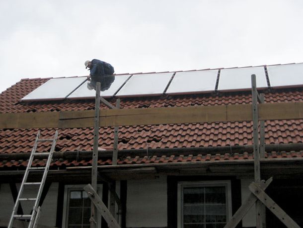 Installation Solaranlage
